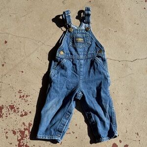Vintage OshKosh B'gosh Classic Blue Kids Overalls